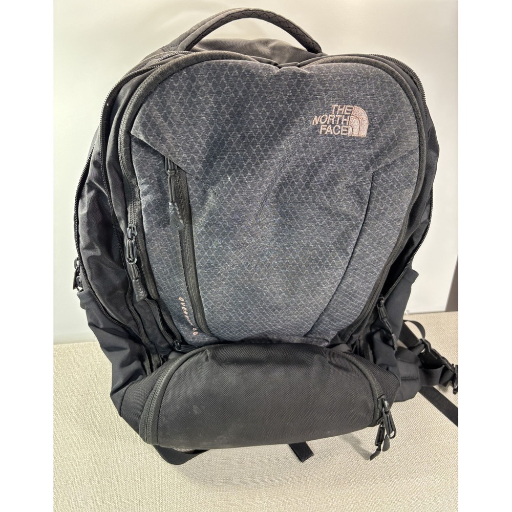 The North Face Overhaul 40 Backpack Black Travel Carry On Laptop Bag